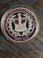 Zilverenkleurige Elizabeth II Platinum Jubilee Munt, Ophalen of Verzenden, Koningin Beatrix, Overige waardes, Losse munt