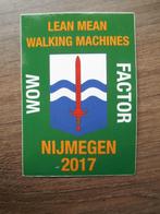 Vierdaagse sticker Nijmegen 2017, Ophalen of Verzenden, Landmacht, Nederland, Overige typen