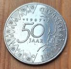 1987-Zilveren munt van 50 gulden., Postzegels en Munten, Munten | Nederland, Koningin Juliana, Zilver, Ophalen of Verzenden, Losse munt
