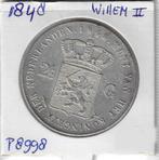 Nederland Koning Willem II 2½ Gulden 1848 Zilver, Zilver, 2½ gulden, Ophalen of Verzenden, Koning Willem II