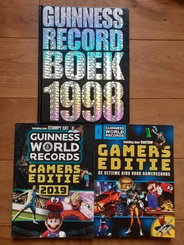 Guinness World Records Gamers editie 2018 + 2019 en boek1998 beschikbaar voor biedingen