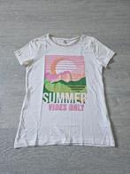 Wit shirt met opdruk van only maat 158/164., Meisje, Only, Ophalen of Verzenden, Zo goed als nieuw