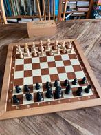 Compleet schaakspel met bord Homas Staunton D, Een of twee spelers, Ophalen of Verzenden, Gebruikt, Homas