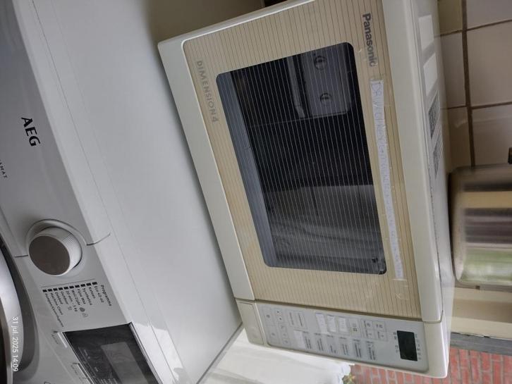 Magnetron Panasonic dimension 4, Witgoed en Apparatuur, Magnetrons, Zo goed als nieuw, Vrijstaand, Magnetron, 45 tot 60 cm, Draaiplateau