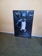 Michael Jackson poster in lijst 60x90cm, 75 tot 100 cm, Kunststof, Zo goed als nieuw, 50 tot 75 cm