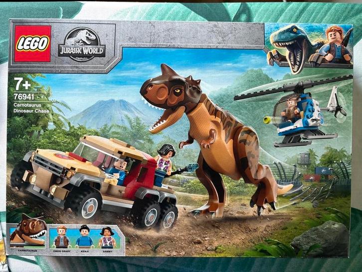 Lego Jurassic World 76941 Carnotaurus Achtervolging, Kinderen en Baby's, Speelgoed | Duplo en Lego, Nieuw, Lego, Complete set
