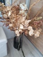 Grote Vaas met Gouden Accenten, Huis en Inrichting, Woonaccessoires | Vazen, Ophalen, Overige kleuren, 50 tot 75 cm, Glas