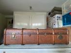 Antieke reis/hutkoffer, 120cm bij 55cm breedte, 30 cm hoogte, Ophalen