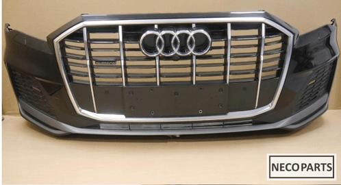 AUDI Q7 4M BUMPER ORIGINEEL 6xPDC S-LINE KLEUR LC9X, Auto-onderdelen, Carrosserie en Plaatwerk, Bumper, Audi, Voor, Gebruikt, Ophalen of Verzenden