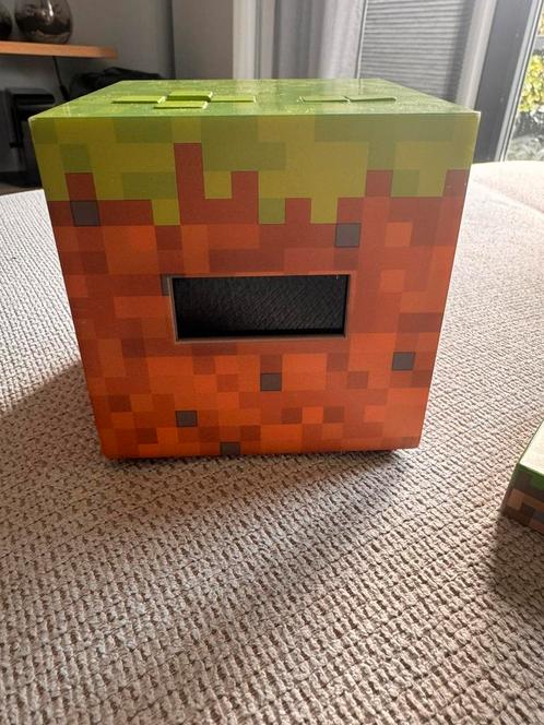 Minecraft digitale klok/wekker, Kinderen en Baby's, Kinderkamer | Inrichting en Decoratie, Zo goed als nieuw, Klok, Ophalen of Verzenden