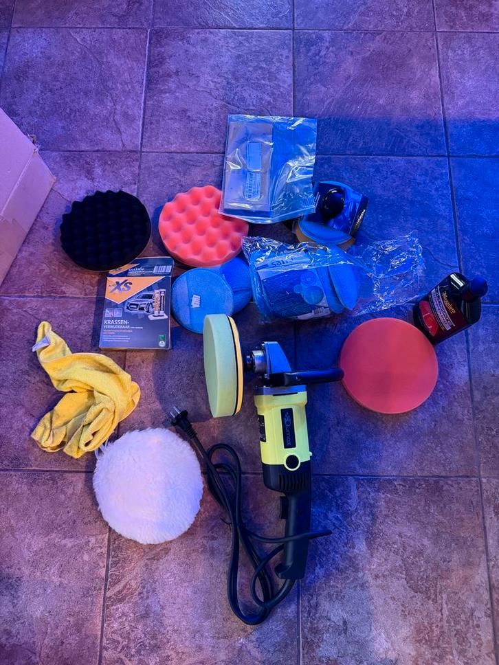 Quamax Polijstmachine met toebehoren, Auto diversen, Autogereedschap, Nieuw, Ophalen of Verzenden