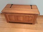 Dekenkist massief eikenhout, Ophalen, 50 tot 100 cm, 50 tot 75 cm, Eikenhout