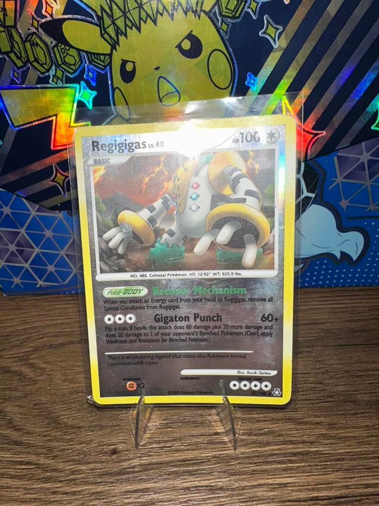 Regigigas - 37/146 Pokemon, Ophalen of Verzenden, Zo goed als nieuw