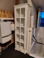 Vitrinekast City 180 cm wit Riverdale, Huis en Inrichting, Kasten | Vitrinekasten, Ophalen, Zo goed als nieuw, 25 tot 50 cm, 150 tot 200 cm