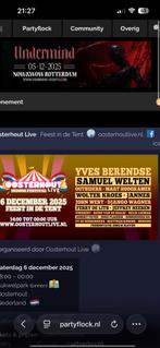Oosterhout live indoor 2025 1 ticket, Tickets en Kaartjes, Evenementen en Festivals, Eén persoon