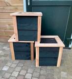 DOUGLAS BLOEMBAKKEN kwaliteit hout, Ophalen, Minder dan 60 cm, Vierkant, Nieuw