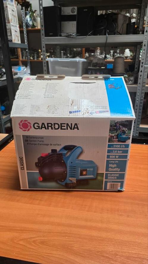 Gardena waterpomp – krachtige tuinpomp voor wateraanvoer, Tuin en Terras, Waterpompen, Zo goed als nieuw, Elektrisch, Ophalen