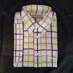 Heren overhemd korte mouw, shirt, Elmior, 42 (L), Ophalen of Verzenden, Zo goed als nieuw, Elmior, Halswijdte 41/42 (L)