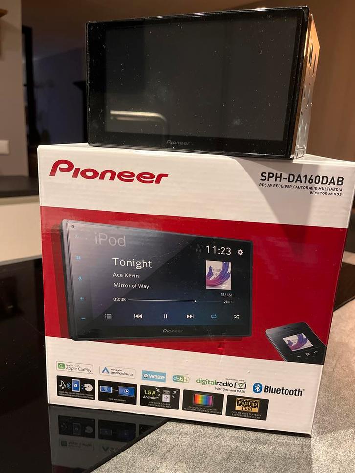 Pioneer SPH-DA160DAB - CarPlay/Android Auto/DAB+, Auto diversen, Autoradio's, Zo goed als nieuw, Ophalen of Verzenden