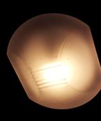 Sfeervolle Plafondlamp / Plafonniere van Matglas, Ophalen of Verzenden, Glas, Design