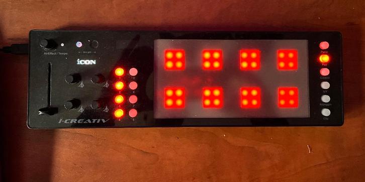 Icon I-creativ Midi controller, Muziek en Instrumenten, Midi-apparatuur, Gebruikt, Ophalen of Verzenden