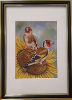 OPRUIMING schilderij puttertjes - origineel cadeau puttertje, Ophalen of Verzenden
