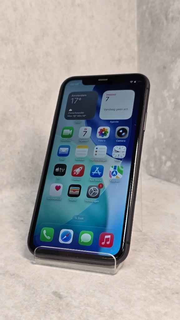 Apple iPhone 11 128GB Zwart, Telecommunicatie, Mobiele telefoons | Apple iPhone, Zo goed als nieuw, 128 GB, Zonder abonnement