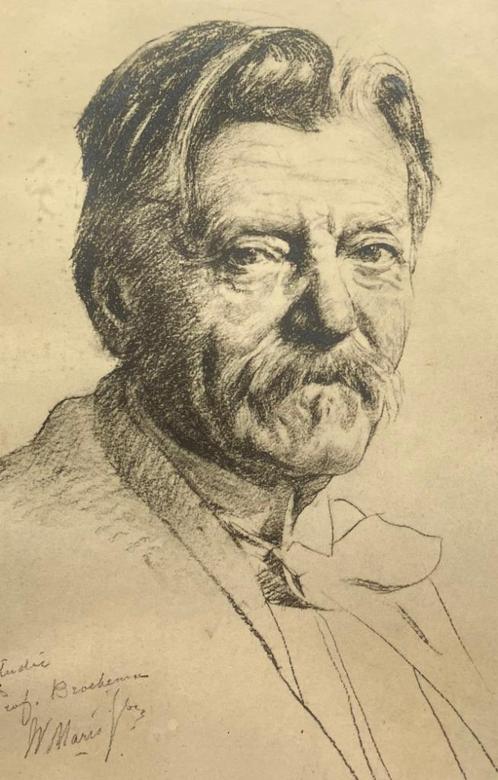 Voorstudie tekening Willem Maris (1844-1910) of (1872-1929), Antiek en Kunst, Kunst | Schilderijen | Klassiek, Verzenden