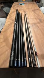 Garbolino EM7 euromatch 10M zgan, Ophalen of Verzenden, Zo goed als nieuw, Vaste hengel