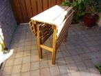 Ikea Askholmen Houten Klaptafel/eet/barbecau/bijzettafel, Ophalen, Zo goed als nieuw, Hout, Inklapbaar