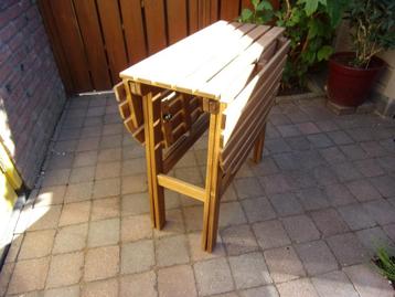 Ikea Askholmen Houten Klaptafel/eet/barbecau/bijzettafel beschikbaar voor biedingen