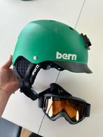Skihelm met skibril, Fietsen en Brommers, Ophalen, Zo goed als nieuw