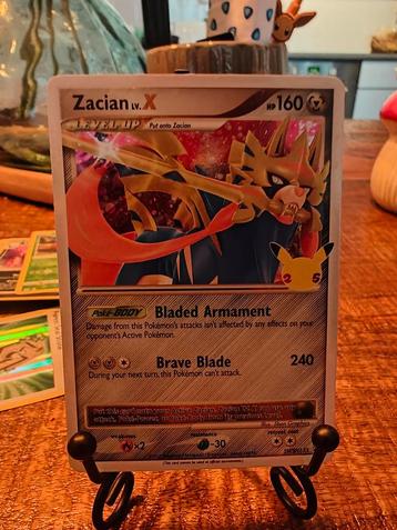 Zacian lv x celebrations beschikbaar voor biedingen