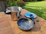 Tefal sensor snelkookpan, Huis en Inrichting, Keuken | Potten en Pannen, Ophalen of Verzenden, Gebruikt, Rvs, Kookpan of Snelkookpan