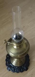 olielamp op gietijzeren voet, volgnr 39, Ophalen of Verzenden, Overige materialen