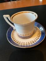 Vintage Tirschenreuth Kobalt Demitasse Kop & Schotel, Ophalen of Verzenden