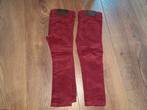 Tweeling meisjes Esprit donkerrode rib broeken maat 98., Ophalen of Verzenden, Zo goed als nieuw, Kleding
