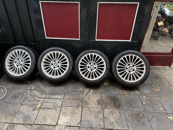 Winterbanden BMW e46 17" velgen + banden, Auto-onderdelen, Banden en Velgen, Banden en Velgen, Winterbanden, 17 inch, 205 mm, Personenwagen