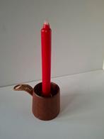 Laurids Lonborg vintage kaarsenstandaard jaren 60, Gebruikt, Ophalen of Verzenden, Bruin, Hout