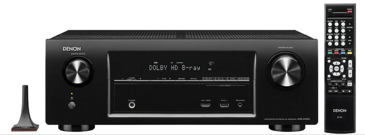 Denon AVR-X1000 Receiver & Lenco DIR-250BK Tuner, Audio, Tv en Foto, Versterkers en Receivers, Zo goed als nieuw, 5.1, 60 tot 120 watt