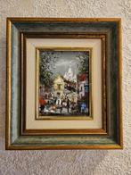 mooi schilderijtje van de Sacre Coeur in Parijs, Antiek en Kunst, Ophalen of Verzenden