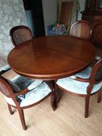 Eettafel Mahonie hout, Huis en Inrichting, Complete eetkamers, Ophalen, Zo goed als nieuw, 4 tot 6 stoelen