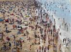 Scheveningen strand 1000 stukjes, Hobby en Vrije tijd, Denksport en Puzzels, Ophalen of Verzenden, 500 t/m 1500 stukjes, Zo goed als nieuw