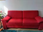 Gratis rode bank, Huis en Inrichting, Banken | Bankstellen, Ophalen, Gebruikt, 75 tot 100 cm, 150 tot 200 cm