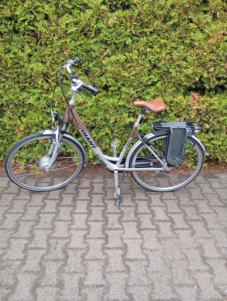 Giant Elektrische hybride Fiets - Goed Onderhouden, Fietsen en Brommers, Elektrische fietsen, Gebruikt, Giant, 51 tot 55 cm, 50 km per accu of meer