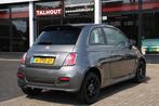 Fiat 500 0.9 TwinAir Turbo 500S |DOLPHIN GREY|AIRCO|LEER|BLU, Voorwielaandrijving, 86 pk, Gebruikt, Parkeersensor