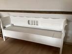 Witte klepbank 225 cm, Ophalen