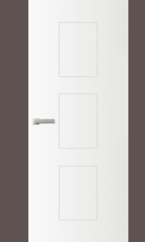 Luxe binnendeur opdekdeur, Doe-het-zelf en Verbouw, Deuren en Horren, Gebruikt, Binnendeur, 200 tot 215 cm, 80 tot 100 cm, Hout