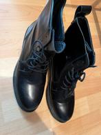 Zwarte sissy-boy laarzen leer maat 42 boots zgan, Kleding | Dames, Ophalen of Verzenden, Zo goed als nieuw, Zwart