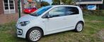 Volkswagen up! WHITE 1.0  AUT 2013 airco, Auto's, Stof, 74 pk, 4 stoelen, Wit